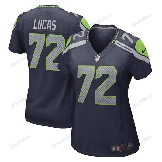 Abraham Lucas Seattle Seahawks Women's Game Player Jersey - College Navy