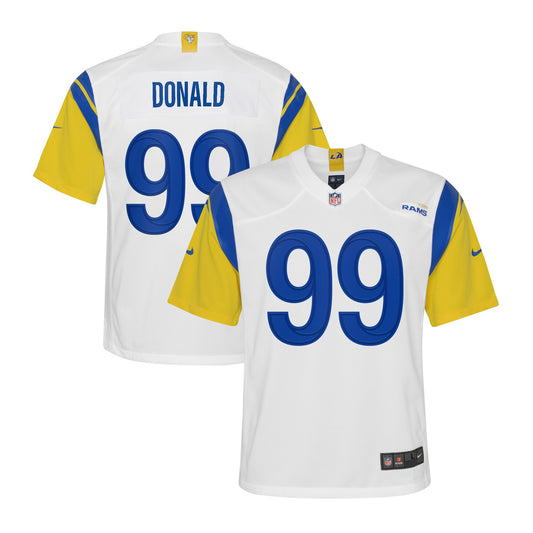 Aaron Donald Los Angeles Rams Nike Youth Game Jersey - White