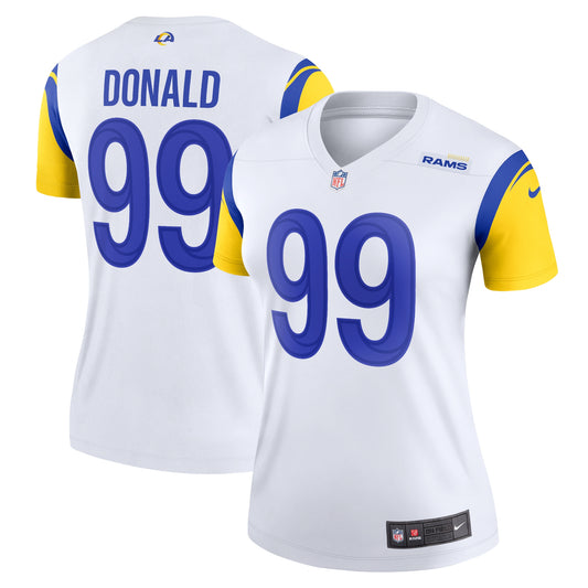 Aaron Donald Los Angeles Rams Nike Women's Legend Jersey - White